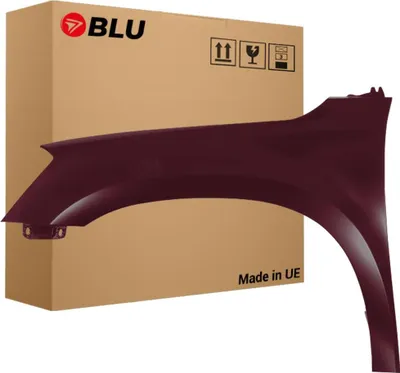 Immagine prodotto di BLU Parafango compatibile con Skoda Yeti 5L LIFT LF3X Sinistra Rot RotBrunello | 2013-2017 | Anteriore | Verniciato | Pronto per il montaggio | Acciaio
