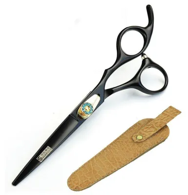 Immagine prodotto di Forbici per taglio capelli, 6 pollici, color oro rosa, acciaio giapponese 440C, ergonomiche e regolabili