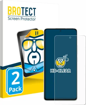Produktbild von 2x Für Xiaomi Redmi Note 14 5G Schutzfolie BROTECT Displayschutz Display Schutz Folie Klar Transparent