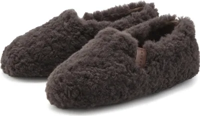 Produktbild von Elbsand Hausschuh Pantolette, Pantoffel, Hüttenschuh braun Größe 39