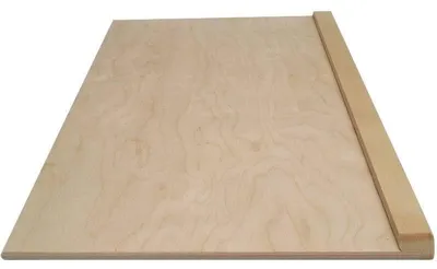 Produktbild von Knetbrett aus Birkenholz, 60 x 50 x 1,2 cm