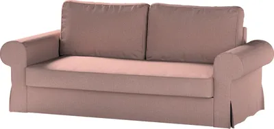 Produktbild von Dekoria Bezug für Backabro 3-Sitzer Sofa ausklappbar, altrosa, Bezug für Backabro 3-Sitzer Sofa