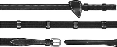 Immagine prodotto di Redini Dy'on Redini da 5/8 con 9 barrette in cuoio Working Collection Nero