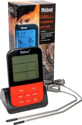 Produktbild von Mebus digital Funk Grill Thermometer Fleischthermometer