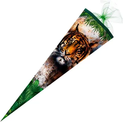 Produktbild von Nestler Tradition in Emotion Schultüte Tiger 85,0 cm mehrfarbig