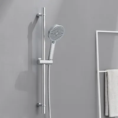 Produktbild von Duschstangen-Set mit Duschkopf und Duschschlauch