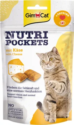 Produktbild von GimCat Nutri Pockets, Adult, Käse, 60 g