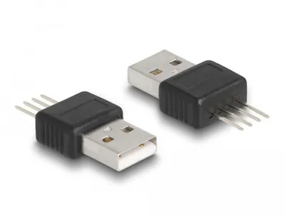 Image de Adaptateur USB Delock - 4 pôles (Mâle) vers USB (Mâle)