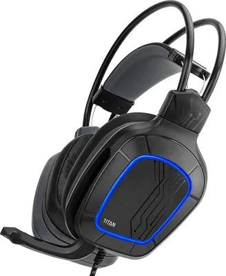 Produktbild von Sound Gaming Headset für PC/Laptop/PS4/Xbox/Nintendo Switch, Kopfhörer mit Omnidirektionalmikrofon, 50mm Treibern, RGB Lichteffekt