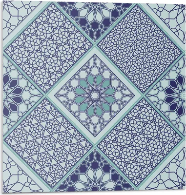 Produktbild von Geometrische Muster Im Mosaik – Selbstklebende Fliesen – Wandverkleidung – Wandpaneel – PVC Fliesen – Vinylflisen – PCV Flisen – Selbstklebend – Wanddeko – 9 Stück 30 x 30 cm