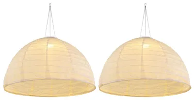 Zdjęcie produktu dla Zestaw 2 lamp solarnych zewnętrznych, kolor: biały, wymiary: 30 cm
