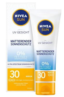 Obrázek produktu pro Nivea Sun Opalovací Krém na Obličej SPF 30, 50 ml