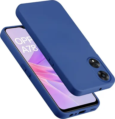 Produktbild von Cadorabo Hülle für OPPO A78 5G Hülle Silikon Handyhülle Case aus flüssigem Silikon, Kratzfeste und stoßfeste Schutzhülle für OPPO A78 5G