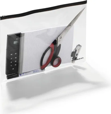 Immagine prodotto di DURABLE Busta con zip ZIP BAG A4, 5 pezzi, Nero, 247901