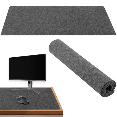 Immagine prodotto di Set di 2 tappetini in feltro per scrivania, dimensioni 90 x 40 cm