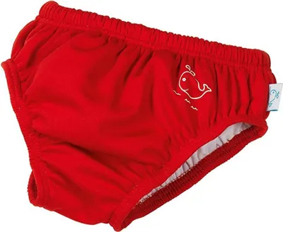 Produktbild von fashy Badehöschen und Aqua-Windel zugleich mit Kordel, Unisex, rot S
