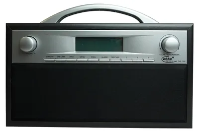 Produktbild von ELTA DAB-7000.1 DAB+ Radio, Holzgehäuse, Schwarz/ Grau