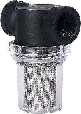 Produktbild von Garten-Inline-Siebfilter für Wasserpumpen und Bewässerungsanlagen, langlebig, universell einsetzbar, 1 Stück, schwarz