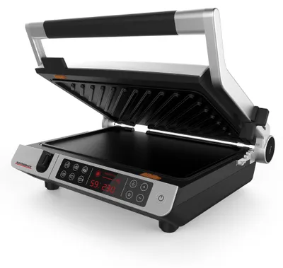 Kontaktgrill XXL, 2000 W, antihaftbeschichtet, abnehmbare Platte