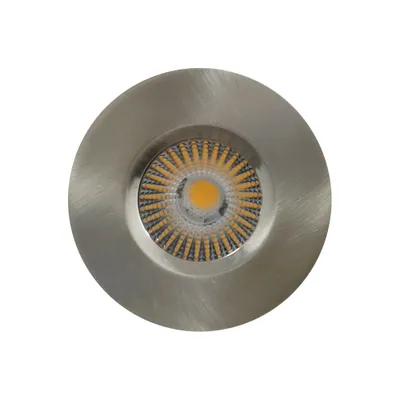 Produktbild von Smartwares LED Einbaustrahler Downlight Feuerschutz Edelstahl gebürstet IP65 3,8W 320lm warmweiß 3000K 40°