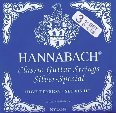 Image de Hannabach 8157HT silver special - Bass-Satz - high (blau)