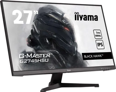 Zdjęcie produktu dla Monitor gamingowy LED IPS iiyama G-Master G2745HSU-B2, 27", Full HD, HDMI, Display Port, 100Hz, Adaptive Sync, BLACK HAWK ™, Vesa, Negru