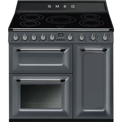 Produktbild von SMEG Backofenset TR93IGR2, Freistehend, Slate Grey
