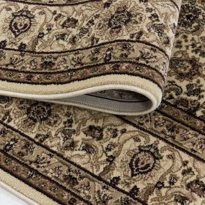 Produktbild von Carpetsale24 Orientteppich, Klassischer Teppich für Wohnzimmer mit Ornament-Muster, Pflegeleicht & Elegant, Grösse: 240x340 cm