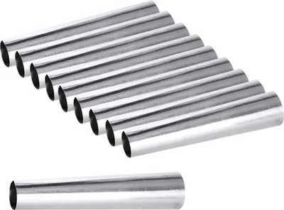 Image de 10x Tubes à pâtisserie Moules en acier pour tubes à crème pâtissière 10 cm
