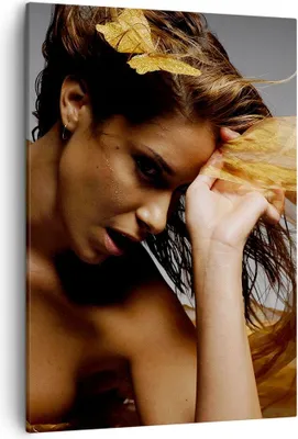 Produktbild von Bild auf Leinwand - Leinwandbild - Einteilig - Frau Pose Tanzen - 50x70cm - Wand Bild - Wanddeko - Wandbilder - Leinwanddruck - Kunstdruck - Wanddekoration - Leinwand bilder - Wandbild - PA50x70-2524