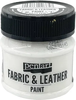 Produktbild von PENTART - Farbe für Textil und Leder - Regenbogen-Glitzer 50 ml