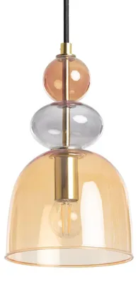 Produktbild von Pendelleuchte Metall und Glas Baudelaire Bernstein