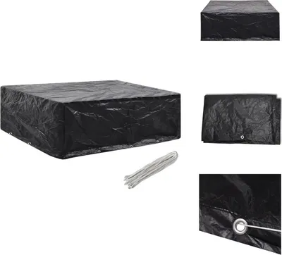 Obrázok produktu pre vidaXL Kryt na záhradný nábytok 8 očiek 250x210x90 cm - Ochranné kryty na záhradný nábytok