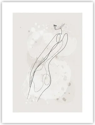 Produktbild von Poster - Poster ohne Rahmen - Minimalismus Körper Frauen - 30x40 cm - Wand Bild - Wanddeko - Wandbilder - Kunstposter - Wandposter - Bilder - Kunstdruck - Wanddekoration - Wandbild - P2XPA30x40-4831