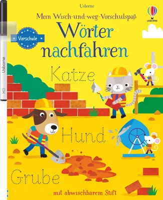 Image de Mein Wisch-und-weg-Vorschulspaß: Wörter nachfahren