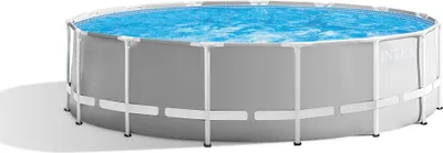 Produktbild von Intex 26726GN, 16805 l, Gerahmter Pool, Erwachsener & Kind, Leiter, Blau, Grau, 73,4 kg
