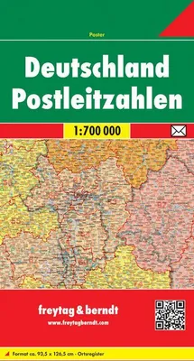 Produktbild von freytag & berndt Deutschland Postleitzahlen 1:700.000