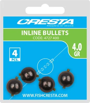 Produktbild von Cresta Inline Bullet Angeln Blei Durchsichtig 8.0 g Durchsichtig 8.0 g