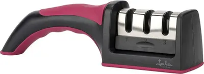 Image de JATA HACC4541 aiguisoir Fente aiguiseur couteau Noir, Rouge