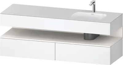 Produktbild von DURAVIT QA4796084180000 QTG EWT KWTU 1600 Wß Hgl. Be