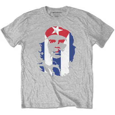 Produktbild von Che Guevara - Stern und Streifen Uni X-Large T-Shirt - grau