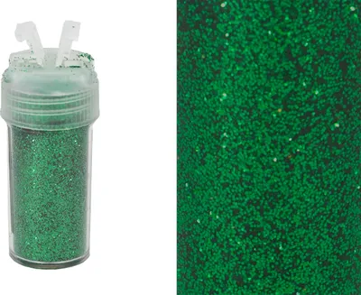 Produktbild von Glitzerpulver 10g in Dose mit Streudeckel, Farbauswahl:grün 580