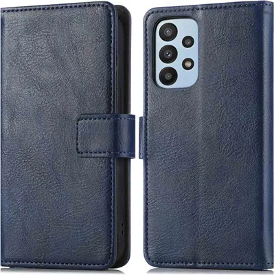 Zdjęcie produktu dla imoshion Luxe Bookcase dla Samsung Galaxy A23 (5G) - ciemnoniebieski