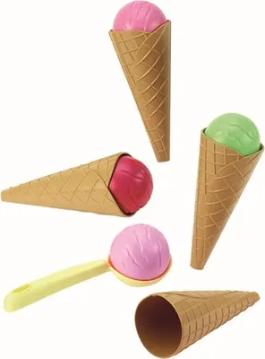 Produktbild von Ecoiffier Eiscreme-Set mit Waffeln