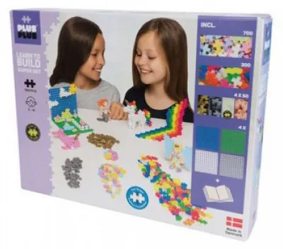 Image de PlusPlus ++ Mega Kit decouverte Pastel 1200 pieces