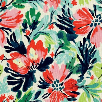 Produktbild von OUTDOOR DEKOSTOFFE OXFORD - Blumen - DX2168
