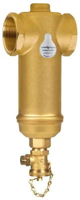 Produktbild von BWT Schlammabscheider, SpiroTrap, 1" IG, PN10, bis 110°C, Messing, horizontal, 1 Stk.