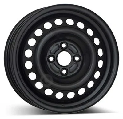 Produktbild von 15 Zoll Stahlfelge ALCAR 15"x6" 4x100 PCD ET50 56.00mm Felge Schwarz