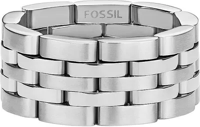 Produktbild von Fingerringen   Band Fossil Silber 20  Kollektion  - mann