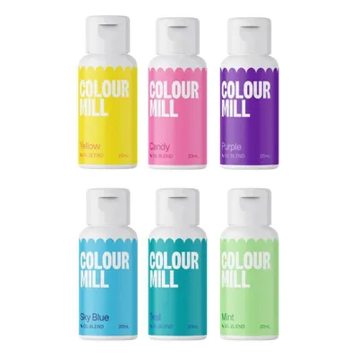 Obrázek produktu pro Colour Mill olejové potravinářské barvivo Pool Party Set 6 x 20 ml